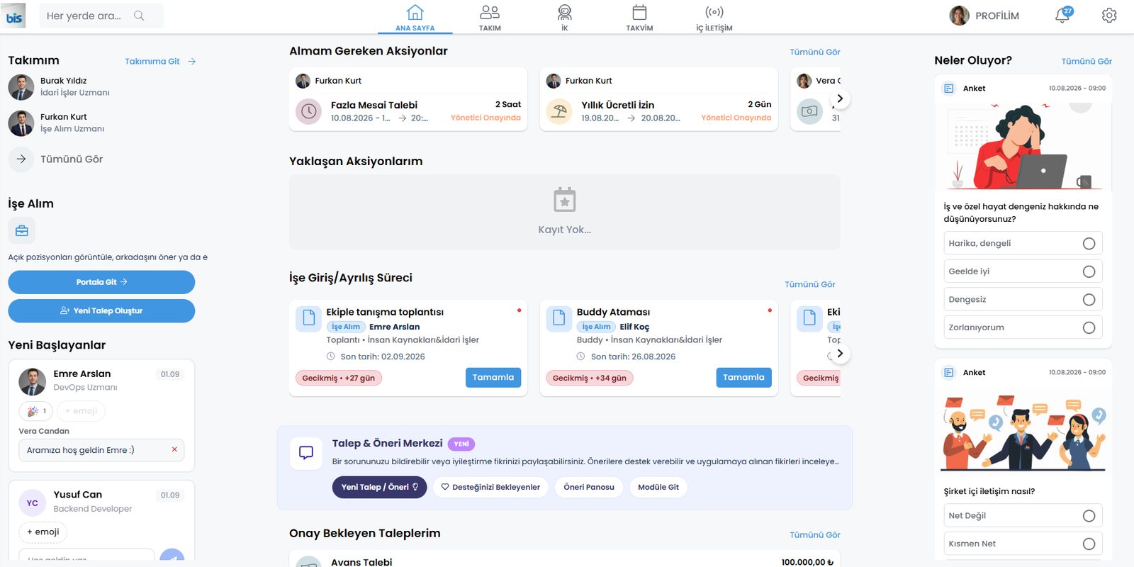Employee portal